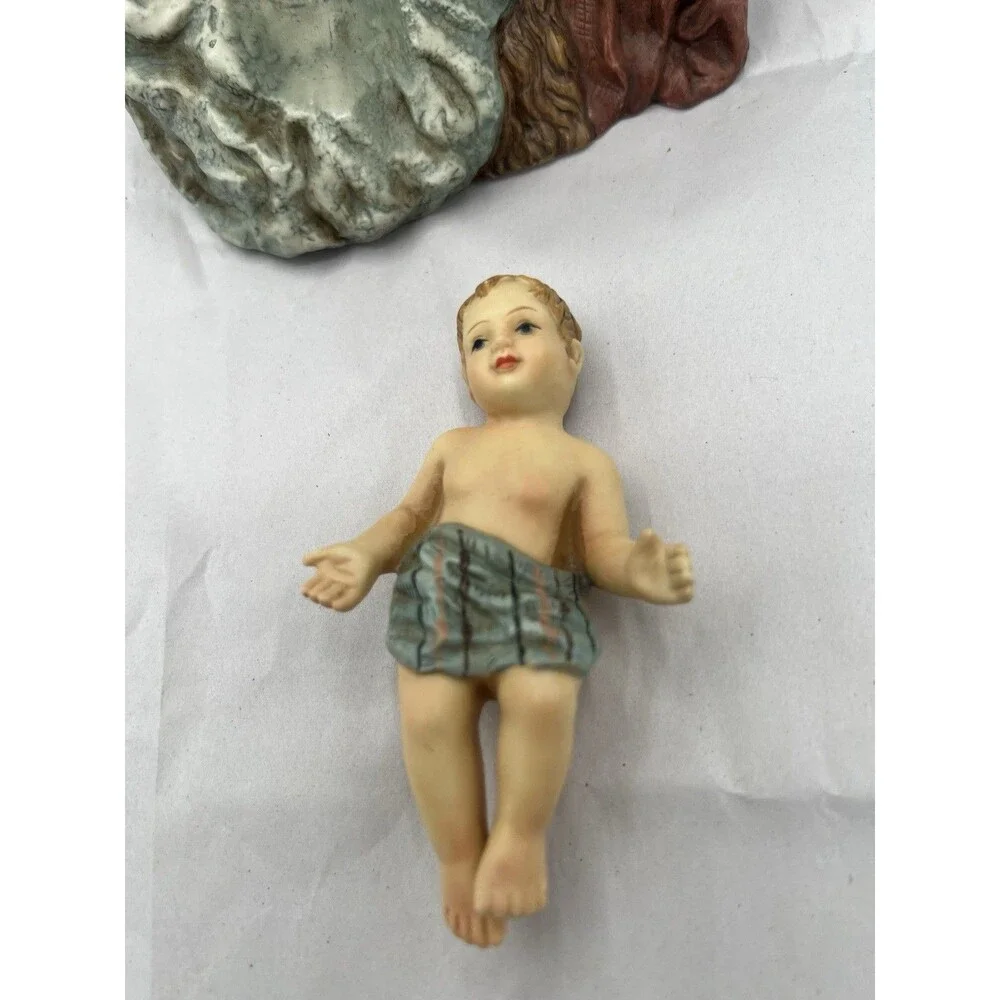 Grandeur Noel Nativity 1999 Mother Mary + Baby  7 X 5.5